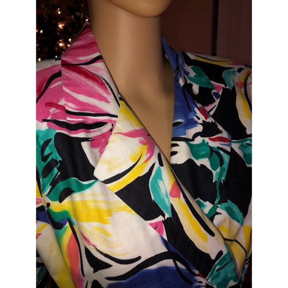 Vintage 80’s Belted Dress - Picture 8 of 15